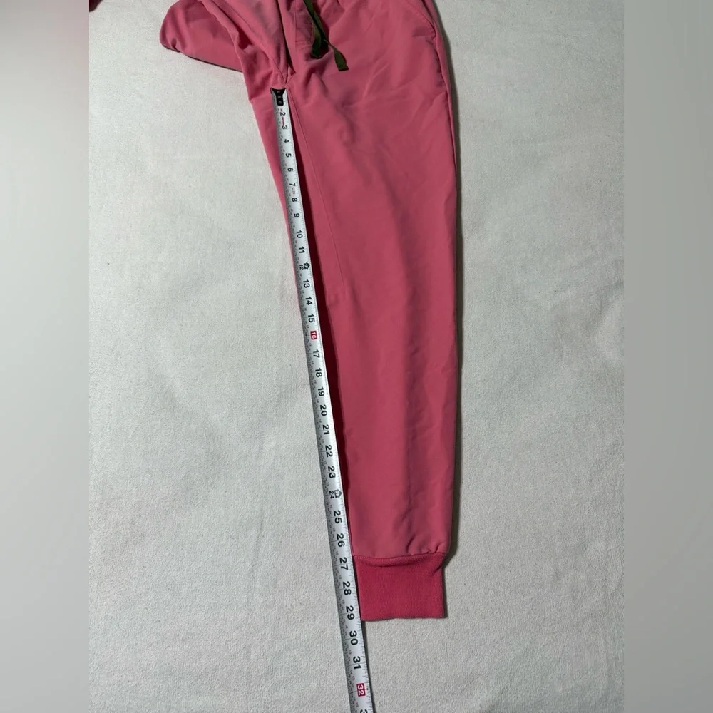 FIGS Tansen‎ Scrub Pants Mens Medium Jogger Elastic Waist Drawstring Pocket Pink